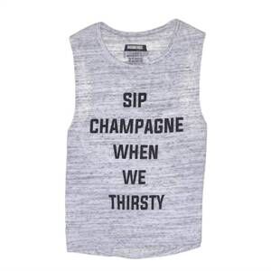NEW INVISIBLE BULLY men's tank top in grey